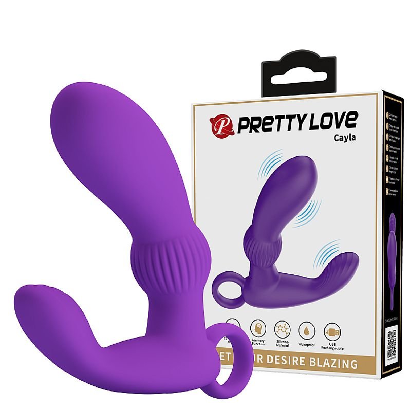Vibrador de Ponto G / Recarregável - Cayla - Pretty Love - Roxo