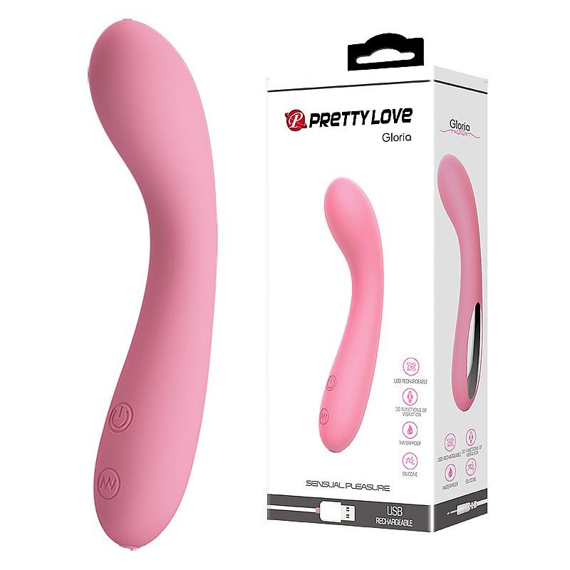 Vibrador de Ponto G Recarregável - Gloria - Pretty Love
