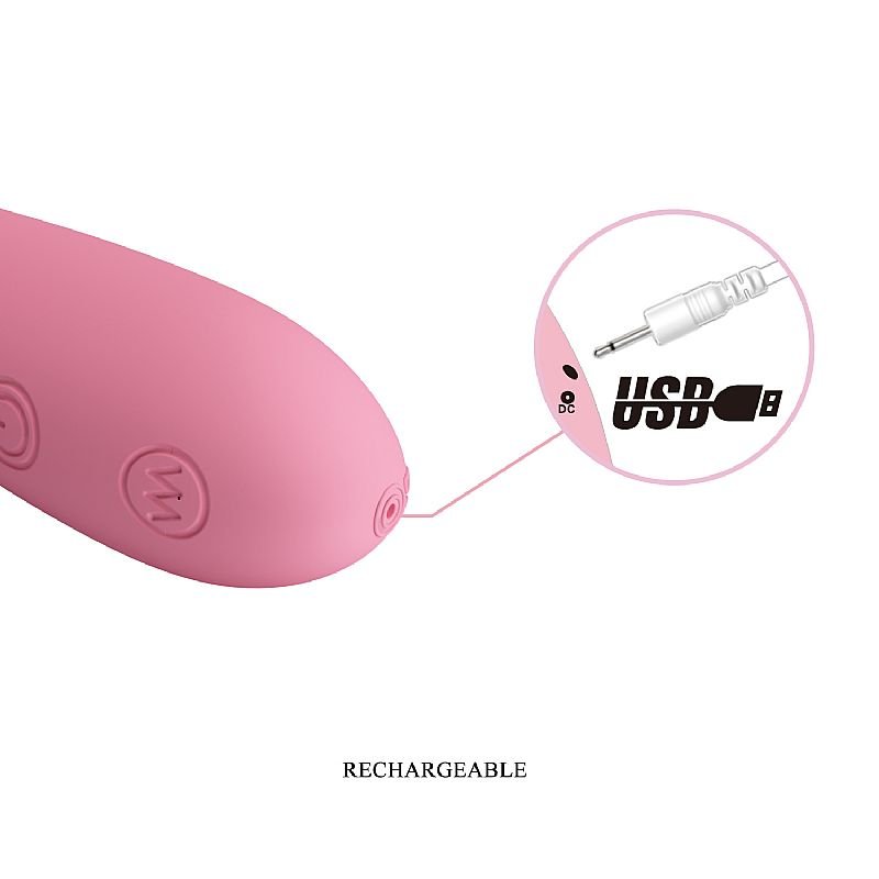 Vibrador de Ponto G Recarregável - Gloria - Pretty Love