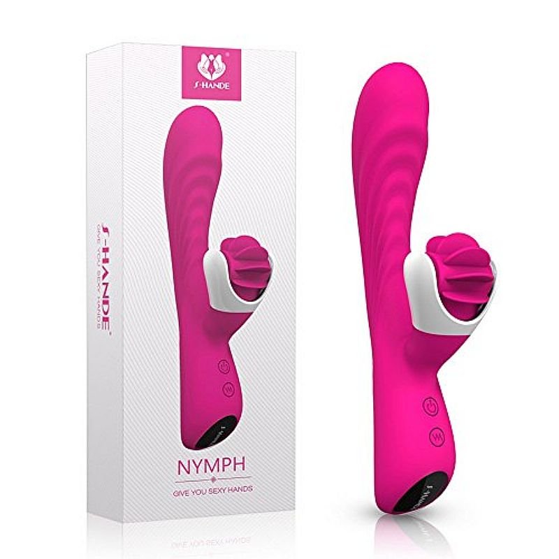 Vibrador de Ponto-G Recarregável - Nymph - S-Hande - Roxo