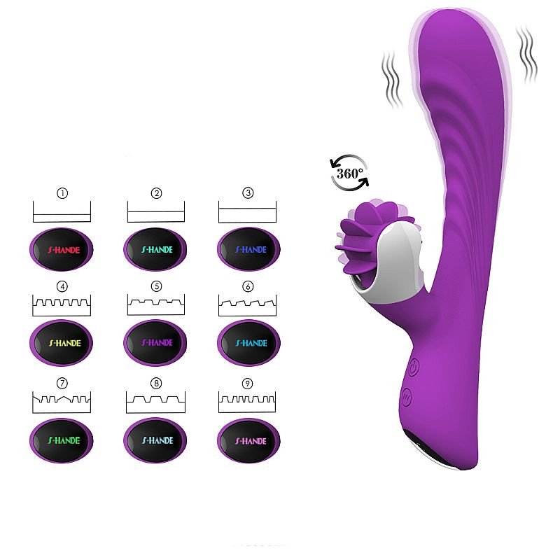 Vibrador de Ponto-G Recarregável - Nymph - S-Hande - Pink