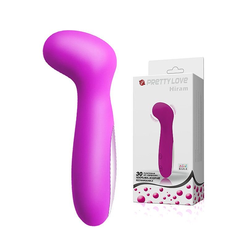Vibrador de Ponto G - Silicone Recarregável - Hiram - 30 níveis de vibração - Pretty Love