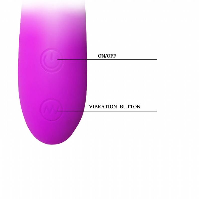 Vibrador de Ponto G - Silicone Recarregável - Hiram - 30 níveis de vibração - Pretty Love