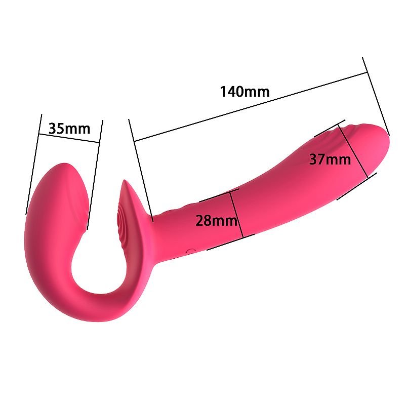 Vibrador de Ponto G - Strapless com Controle Remoto 2