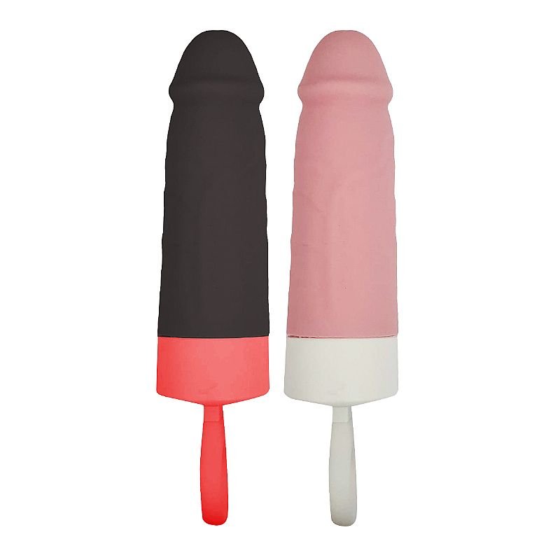 Vibrador de ponto G - Teddy - Kistoy - Marrom - Pênis Rosa