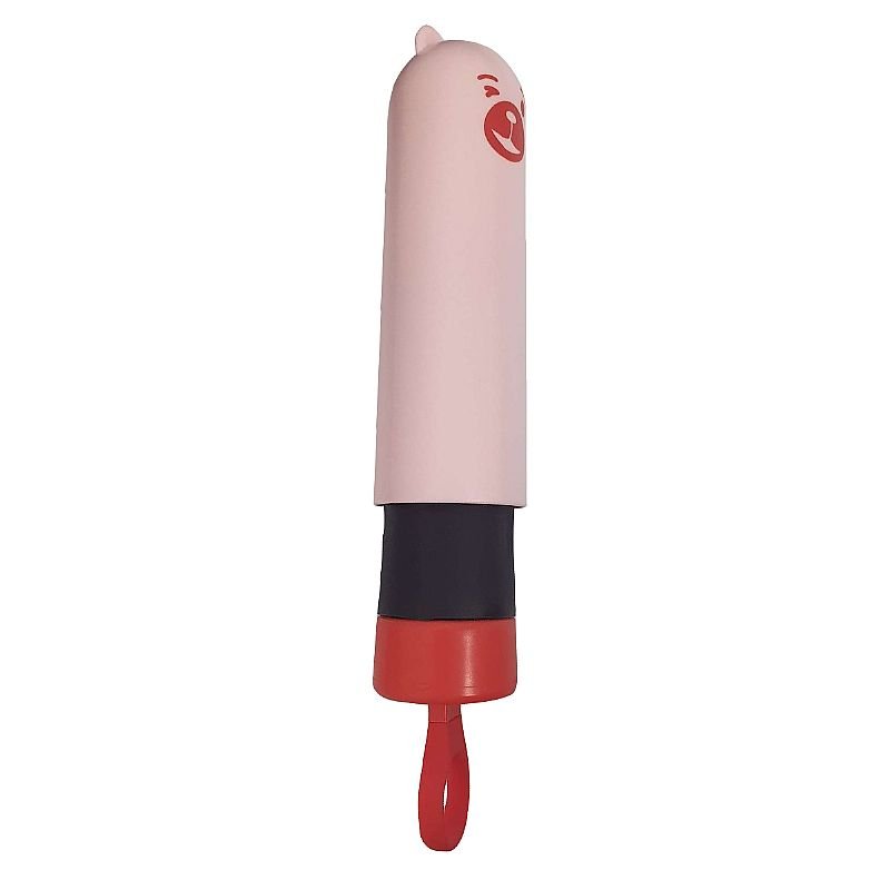 Vibrador de ponto G - Teddy - Kistoy - Marrom - Pênis Rosa