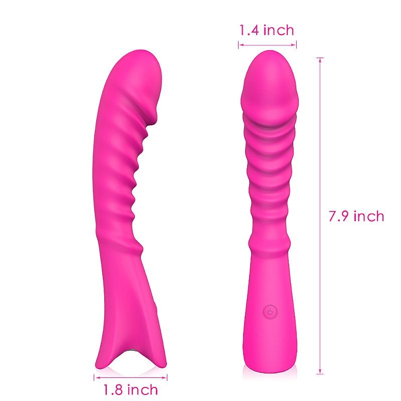 Vibrador de Ponto G - Vibrador em Silicone 9 velocidades de Vibração - S-Hande