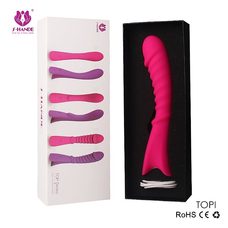 Vibrador de Ponto G - Vibrador em Silicone 9 velocidades de Vibração - S-Hande