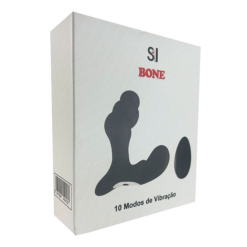 Vibrador de Próstata com Controle Remoto - Bone