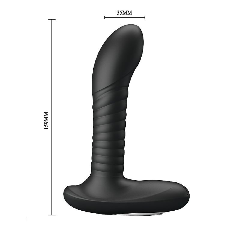 Vibrador de Próstata com Esferas Rotativas - Pretty Love