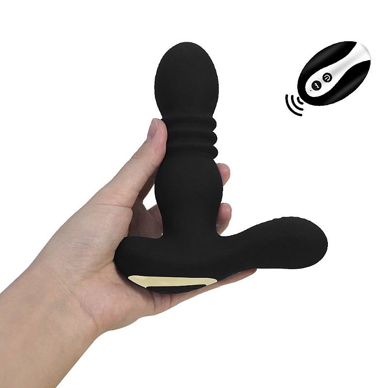 Vibrador de Próstata com Vai e vem / com controle Remoto