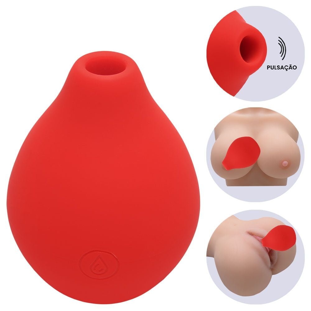 Vibrador De Pulsação 10 Modos Pera Sexy Import