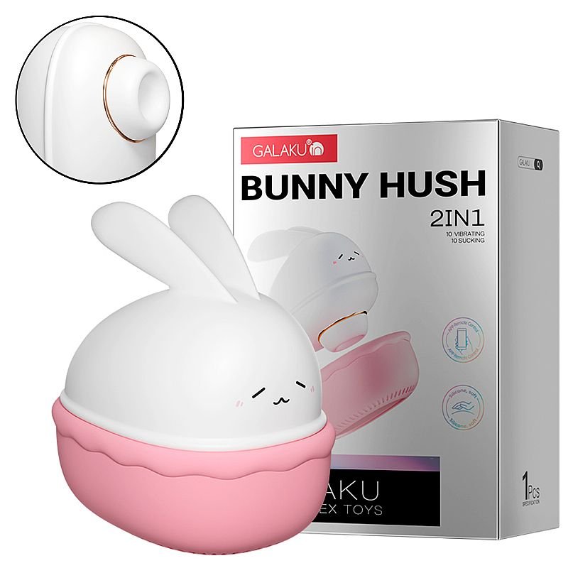 Vibrador de Pulsação - Coelho com Case - Bunny Hush - App
