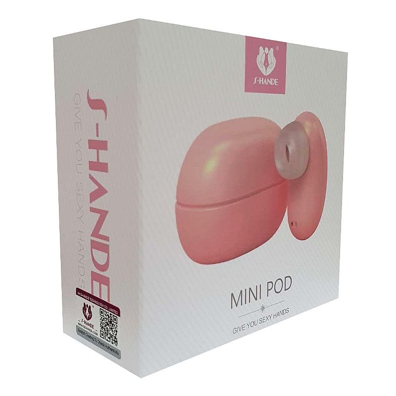 Vibrador de Pulsação com Case Recarregável - Mini Pod - S-hande