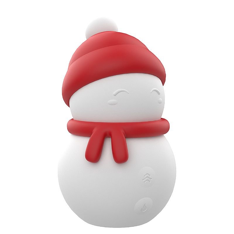 Vibrador de Pulsação com Dedilhar / Tapping - Formato de Boneco de Neve - Snow Baby - S-Hande