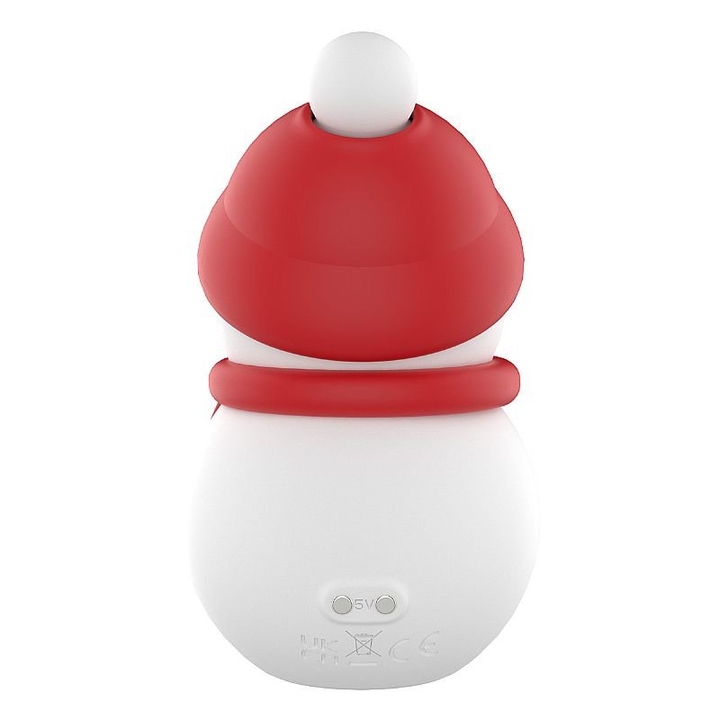 Vibrador de Pulsação com Dedilhar / Tapping - Formato de Boneco de Neve - Snow Baby - S-Hande