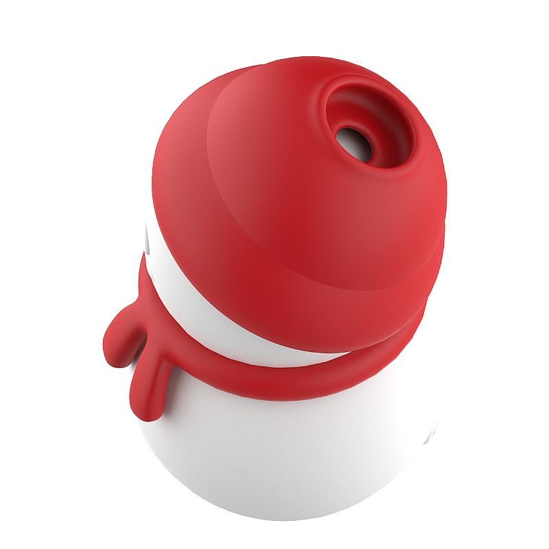 Vibrador de Pulsação com Dedilhar / Tapping - Formato de Boneco de Neve - Snow Baby - S-Hande