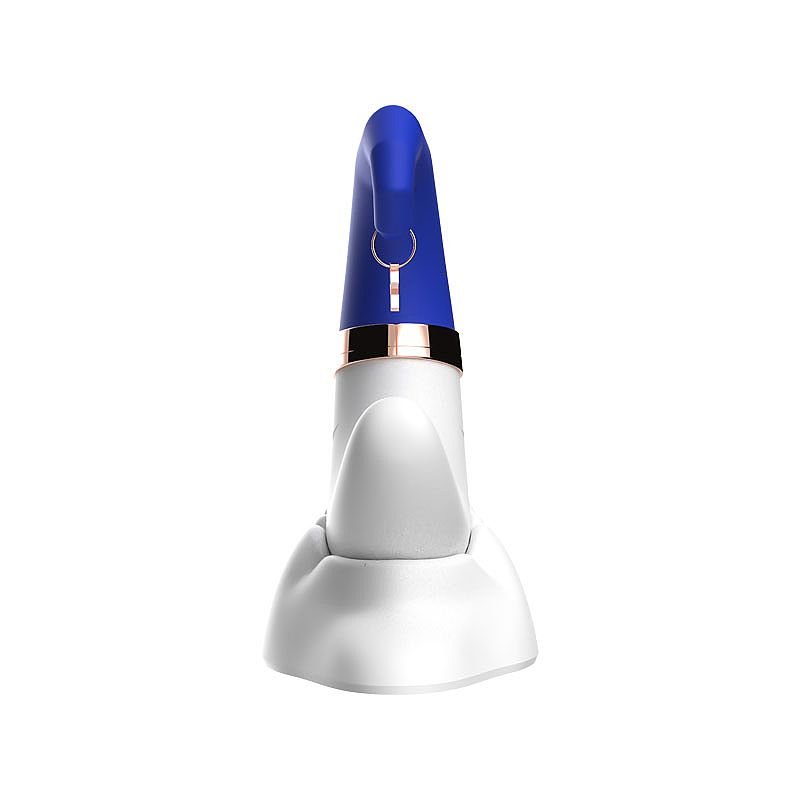 Vibrador de Pulsação com Ponto G - Lua - Azul