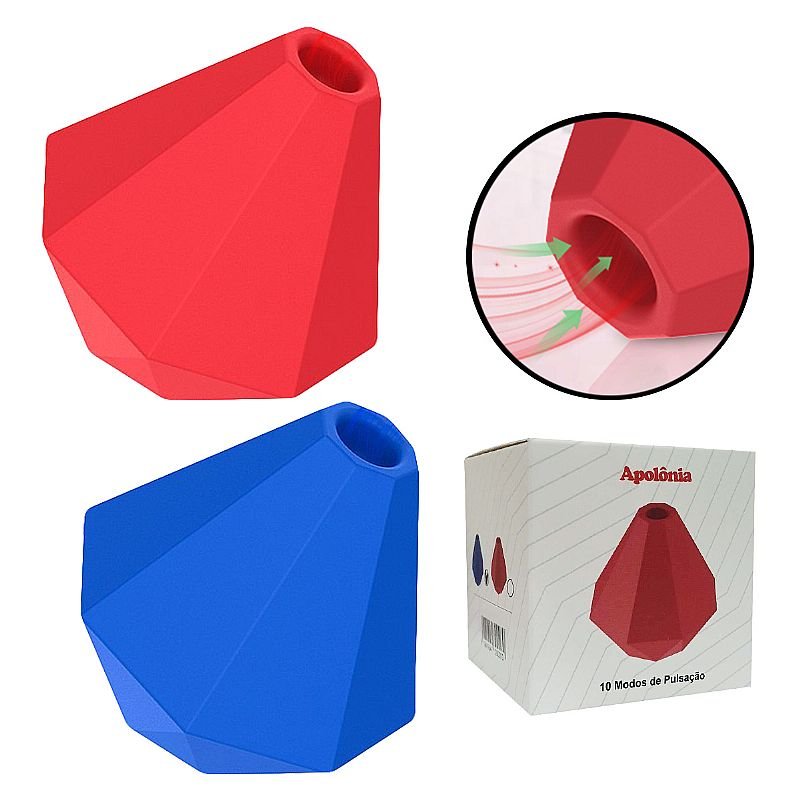 Vibrador de Pulsação Diamante - Apolônia