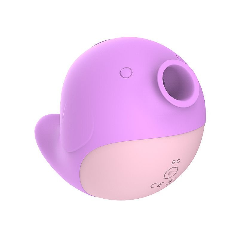Vibrador de Pulsação em Silicone Líquido - Formato de Peixe - Trish - Rosa