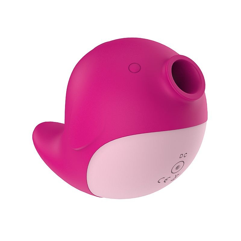 Vibrador de Pulsação em Silicone Líquido - Formato de Peixe - Trish - Rosa