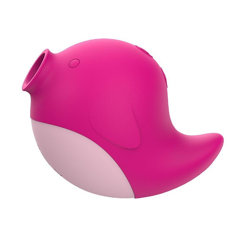 Vibrador de Pulsação em Silicone Líquido - Formato de Peixe - Trish - Rosa