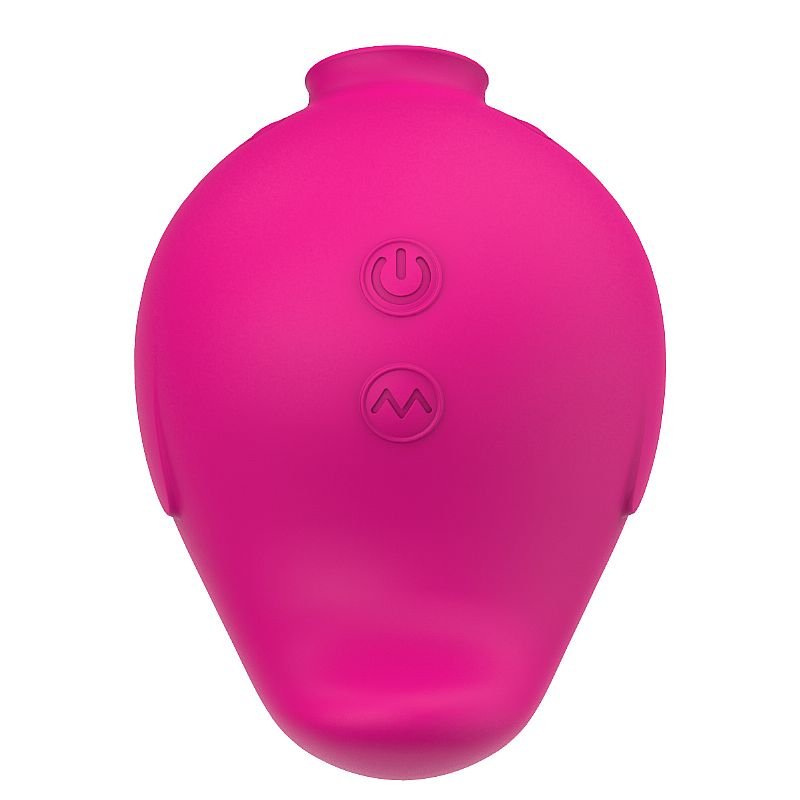 Vibrador de Pulsação em Silicone Líquido - Formato de Peixe - Trish - Rosa
