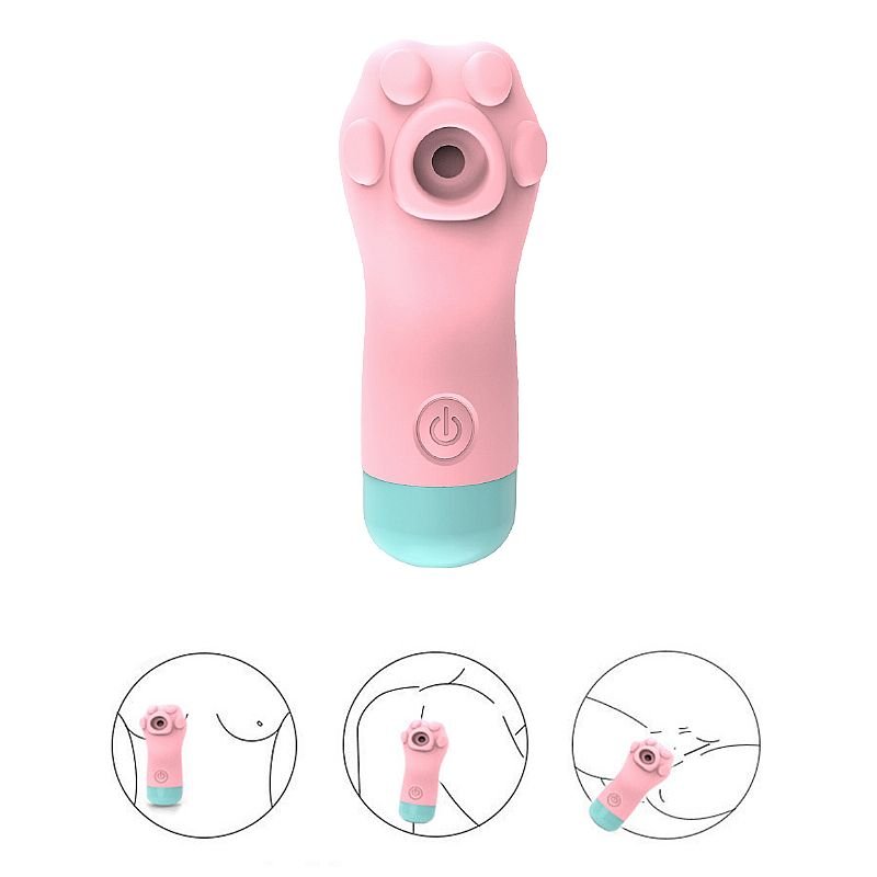 Vibrador de Pulsação Formato de Patinha