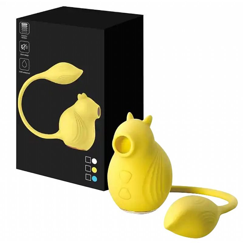 Vibrador de Pulsação - Formato de Rato - Azul