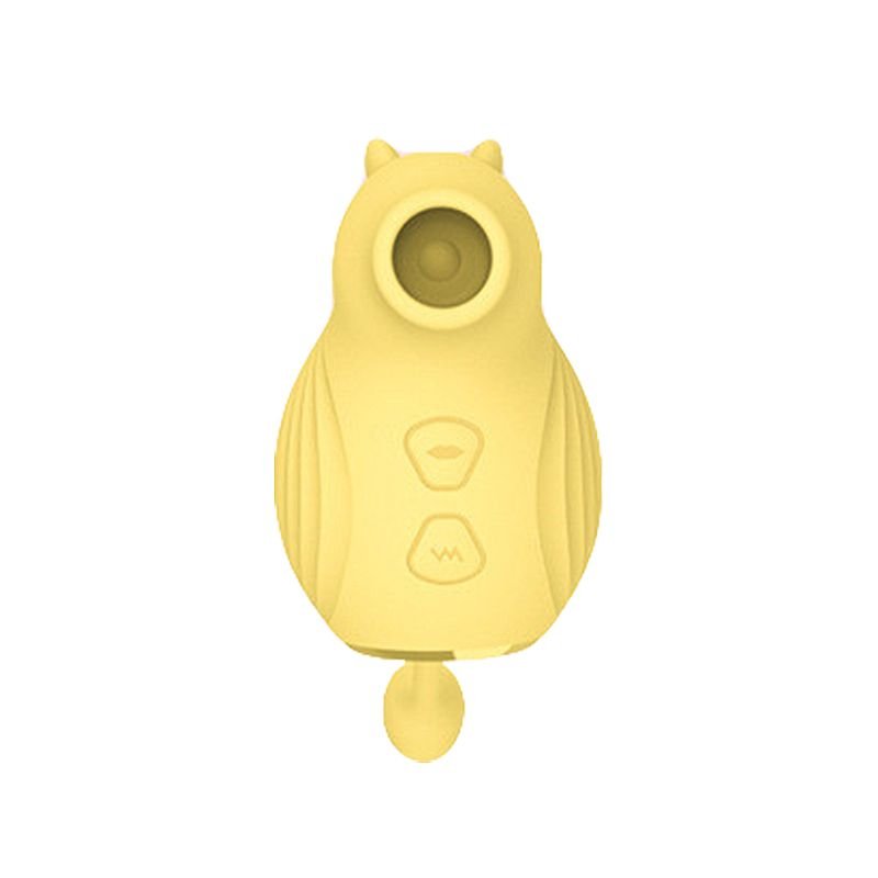 Vibrador de Pulsação - Formato de Rato - Amarelo