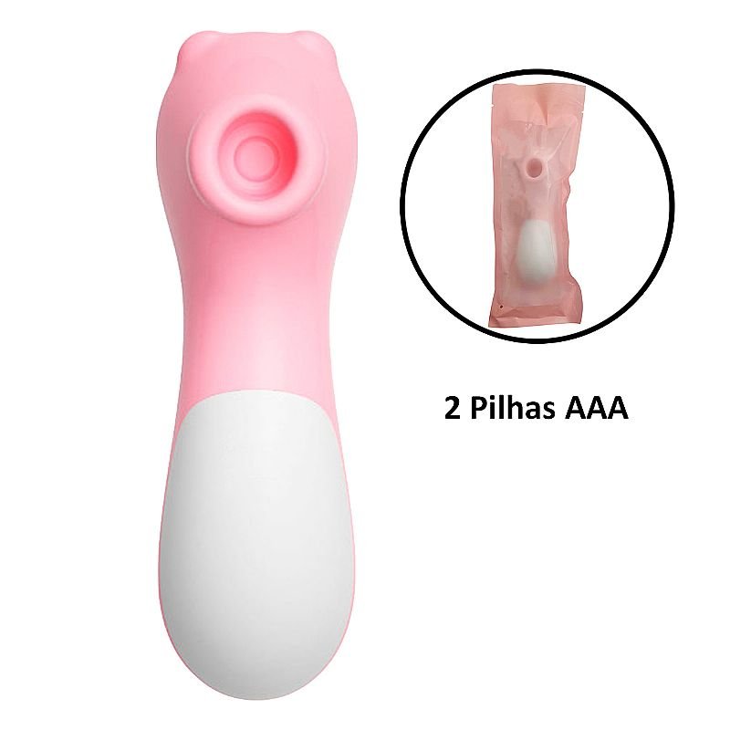 Vibrador de Pulsação - Formato de Urso - Á Pilhas