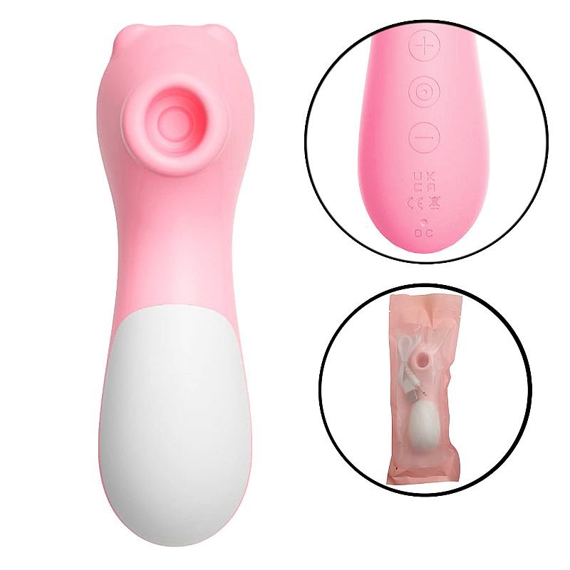 Vibrador de Pulsação - Formato de Urso - Recarregável