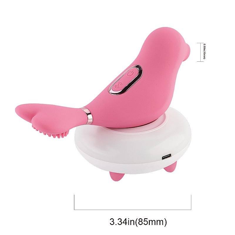 Vibrador de Pulsação - Passarinho Cantor - Bluetooth - Seal - Rosa