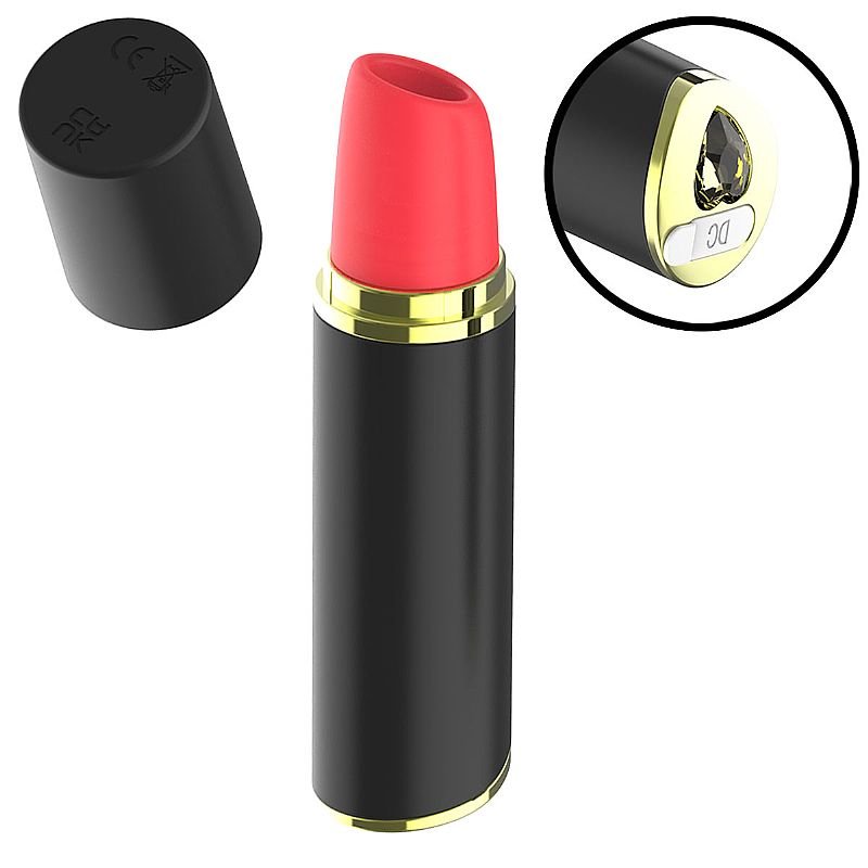Vibrador de Pulsação - Recarregável - Batom 2