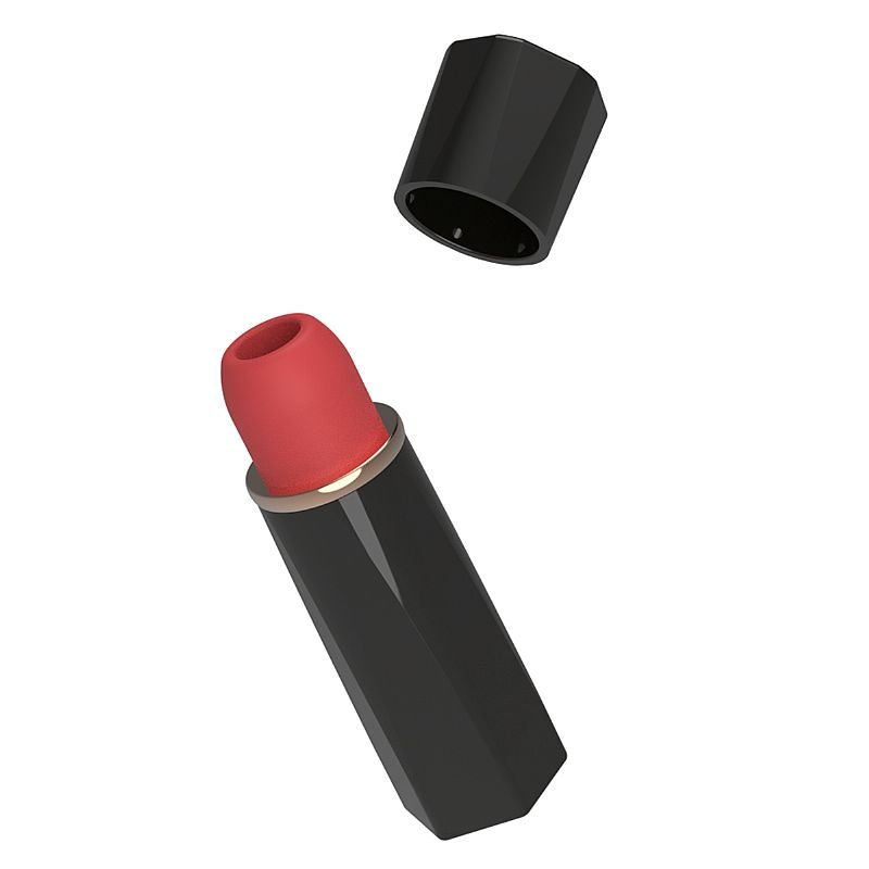 Vibrador de Pulsação - Recarregável - Batom - Branco