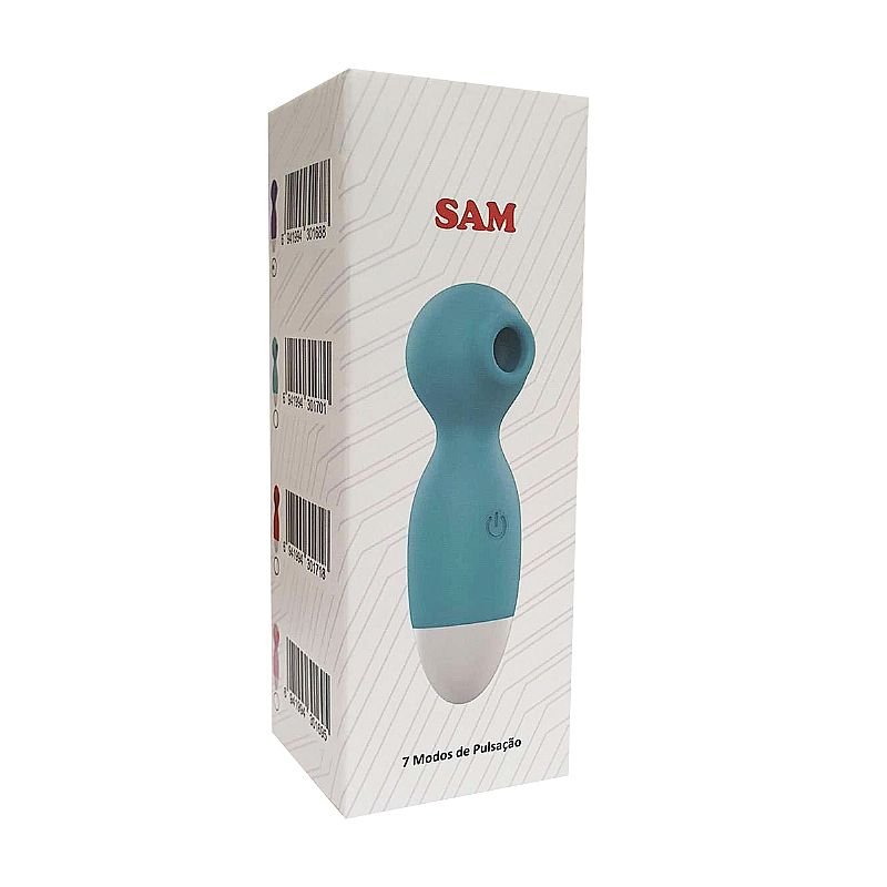Vibrador de Pulsação - Sam - Azul Claro