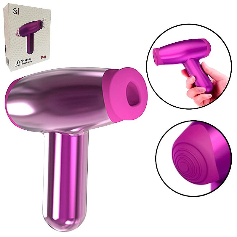 Vibrador de Pulsação / Tapping - Formato de Pistola - Pist