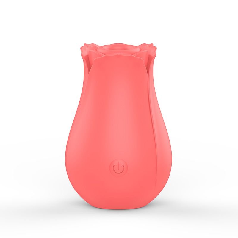 Vibrador de Sucção - Formato Rosa - Dina