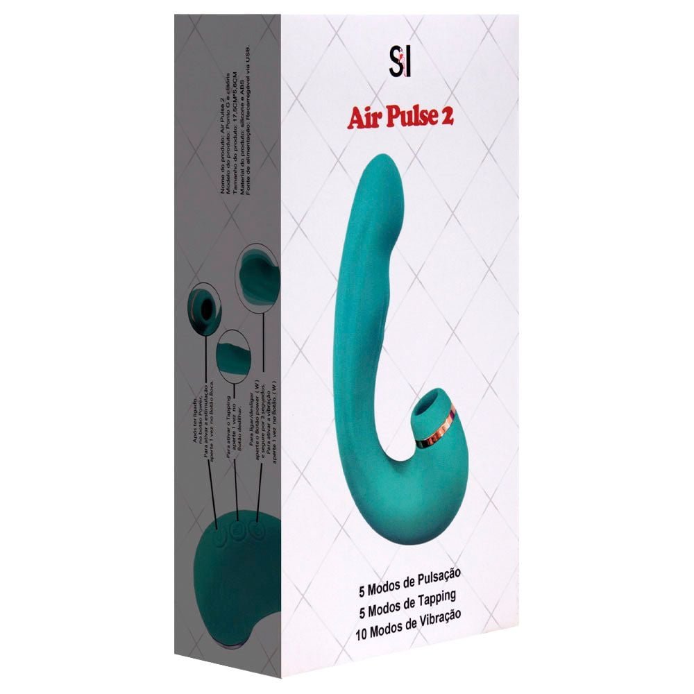 Vibrador Dedilhar Tapping Air Pulse 2 Sexy Import