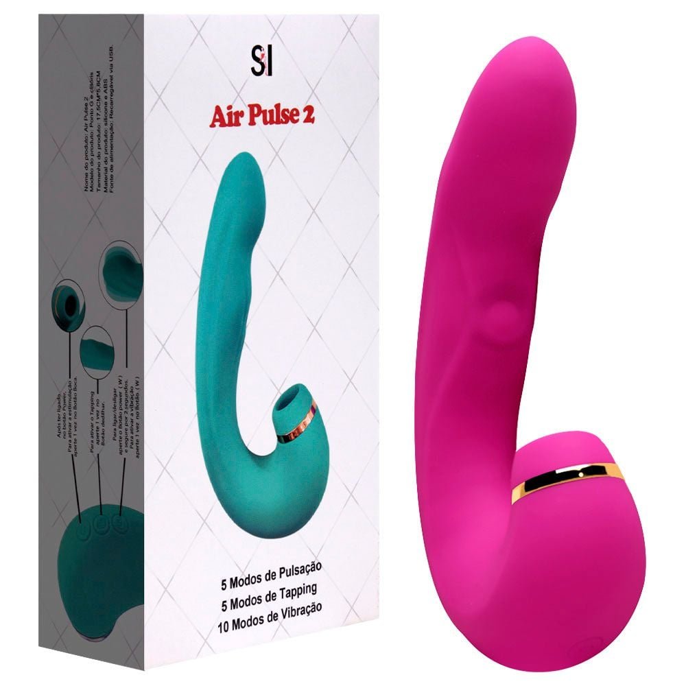 Vibrador Dedilhar Tapping Air Pulse 2 Sexy Import
