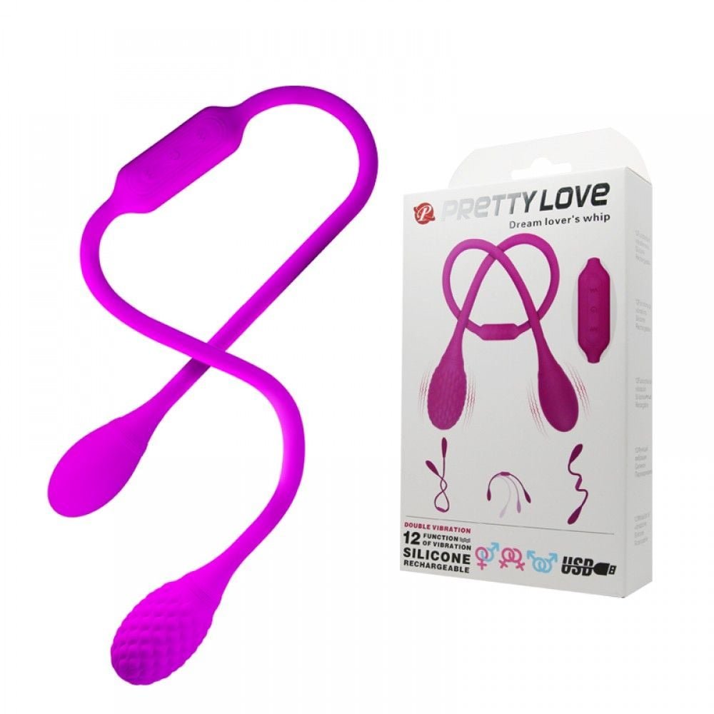 Vibrador Duplo 12 Vibrações Pretty Love Dream Lover's Whip Vipmix