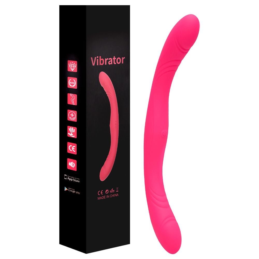 Vibrador Duplo 9 Modos App Recarregável Usb Yaffa