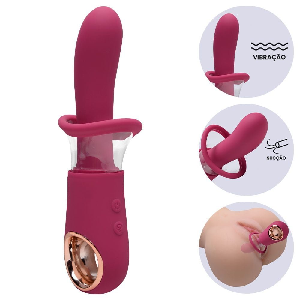 Vibrador E Sugador 10 Modos Youvibe Vipmix