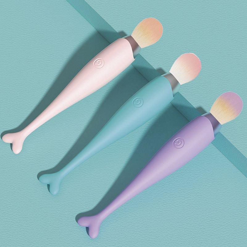 Vibrador em Formato de Pincel 2 - Maquiagem - Rosa