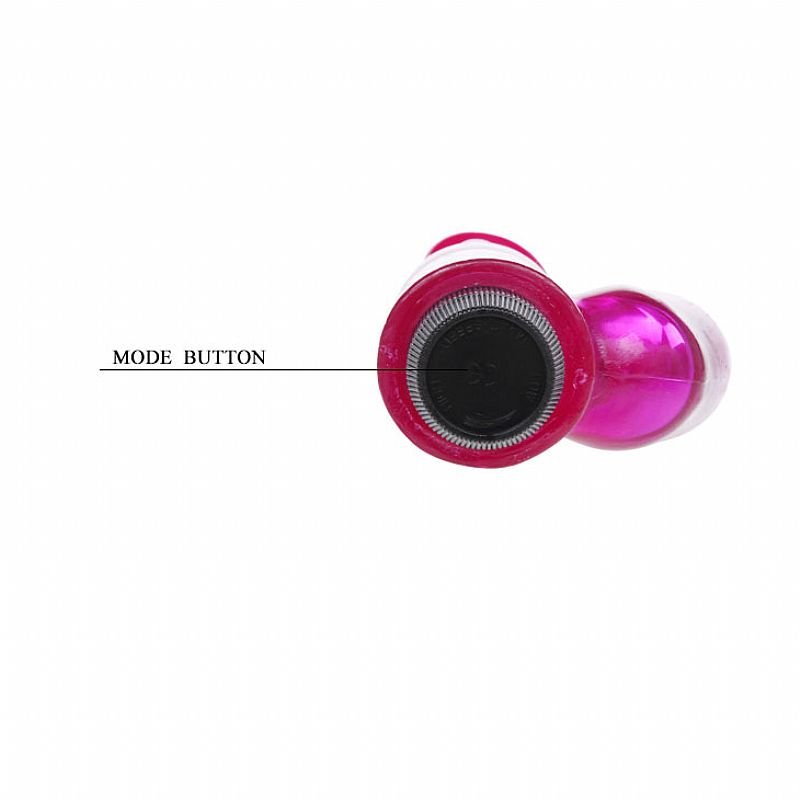 Vibrador em Jelly Naughty Bunny Duplo Motor - Ultra Potente - 18 cm - BAILE