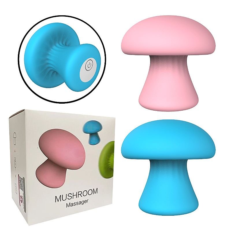 Vibrador Estimulador Recarregável - Mushroom - S-Hande - Azul