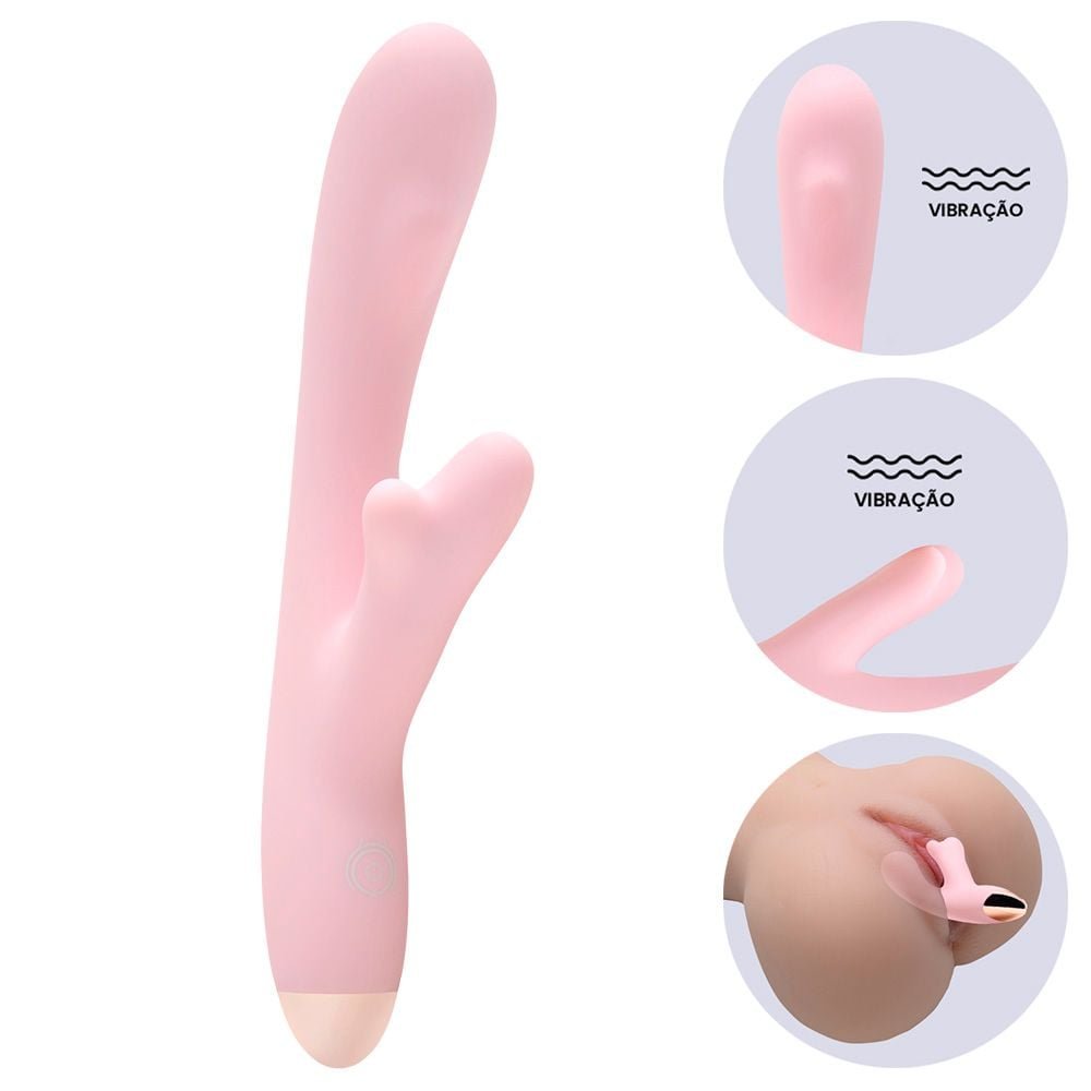 Vibrador Estímulo Clitoriano 8 Vibrações Joan Vipmix