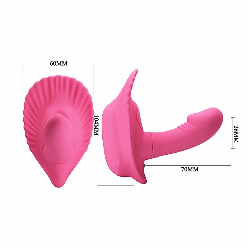 Vibrador Fancy Clamshell - Pretty Love - Conexão via bluetooth