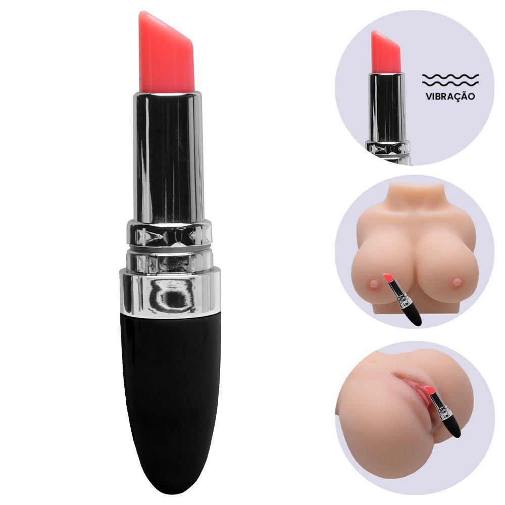 Vibrador Formato Batom Vipmix