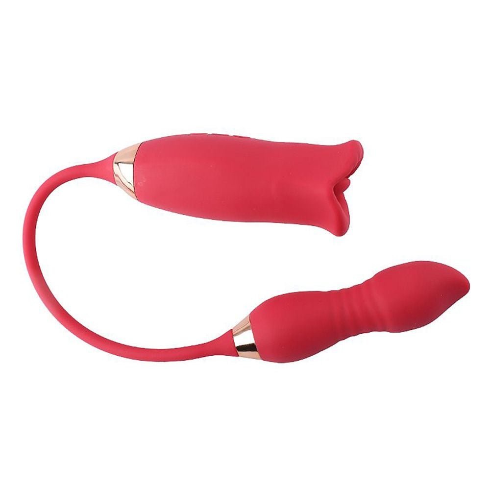 Vibrador Formato Boca Bullet Vai E Vem 2 Sexy Import